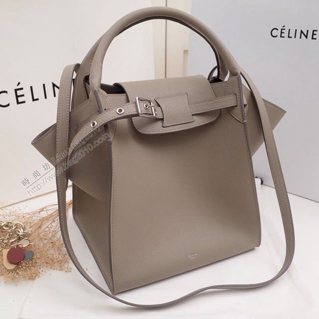 Celine女包 賽琳平紋小牛皮手袋 Céline big bag Celine手提肩背包 183313  slyd2129